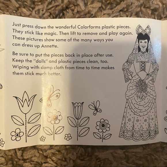 color forms Walt disney's babes in toyland Annette Dress Designer Kit - Picture 7 of 14